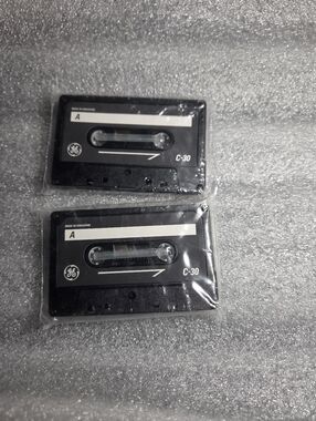 GE brand C-30 cassettes Empty Unused